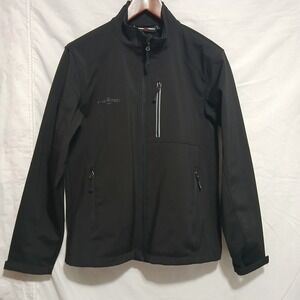 Free Tech Softshell Jacket Full Zip‎ Lightweight Windbreaker Black S